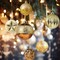 18ct 80mm Christmas Ball Shatterproof Large Hanging Ball Ornaments in a Gift Box Ideal for Xmas Decorations (3.15”, Champagne+Gold)